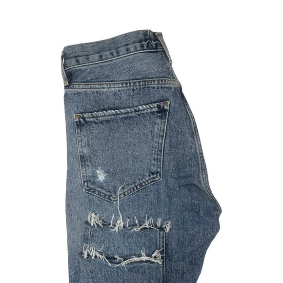 Agolde Jamie High Rise Classic Straight Leg Jeans Size 26 In Livestream Faded - Picture 13 of 16